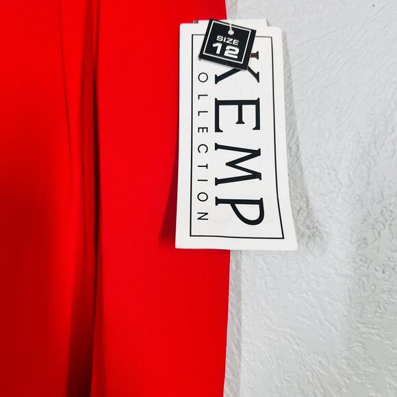 NEW! Kemp Collection Formal Trouser Pants Red - 12 - Picture 3 of 6